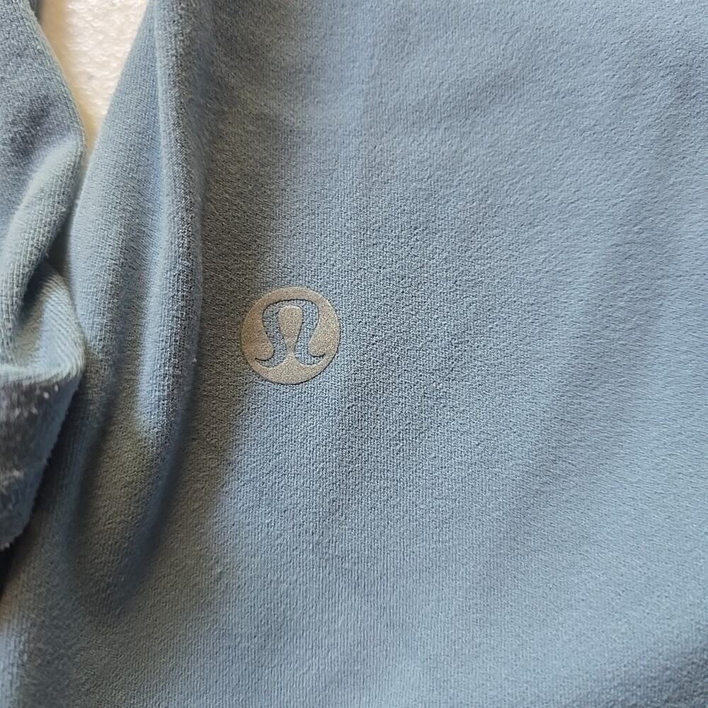 Lululemon Melodic Movement Top Womens 12 Long‎ Sleeve Funnel Neck Cascade Blue - Picture 8 of 9